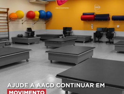 Sofrendo impactos da pandemia, AACD lança campanha para pedir doações