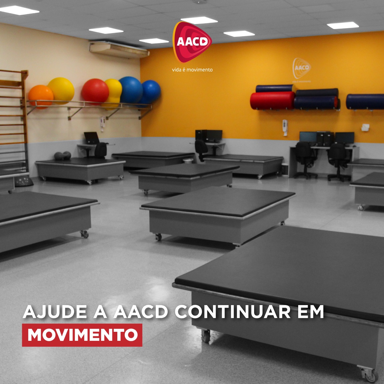 Sofrendo impactos da pandemia, AACD lança campanha para pedir doações