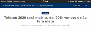 Campanha AACD Teleton 2020 é lançada