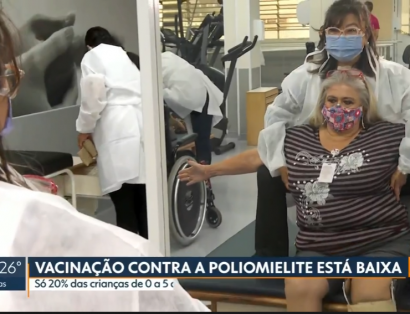 AACD é destaque em reportagens que abordam a importância da vacinação contra a poliomielite