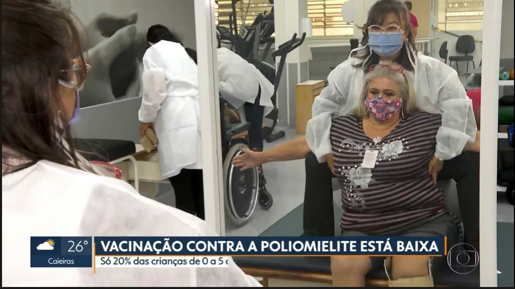 AACD é destaque em reportagens que abordam a importância da vacinação contra a poliomielite