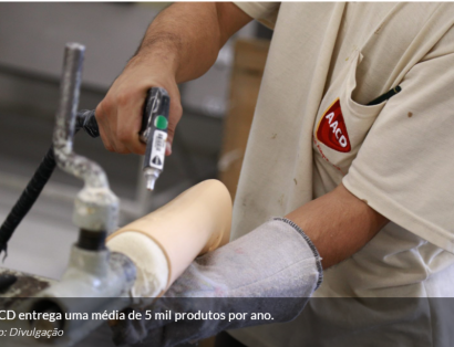 Oficina Ortopédica da AACD Porto Alegre atinge a marca de 100 mil produtos ortopédicos entregues