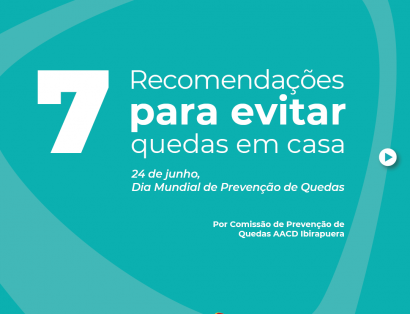 24 de junho, Dia Mundial de Prevenção de Quedas