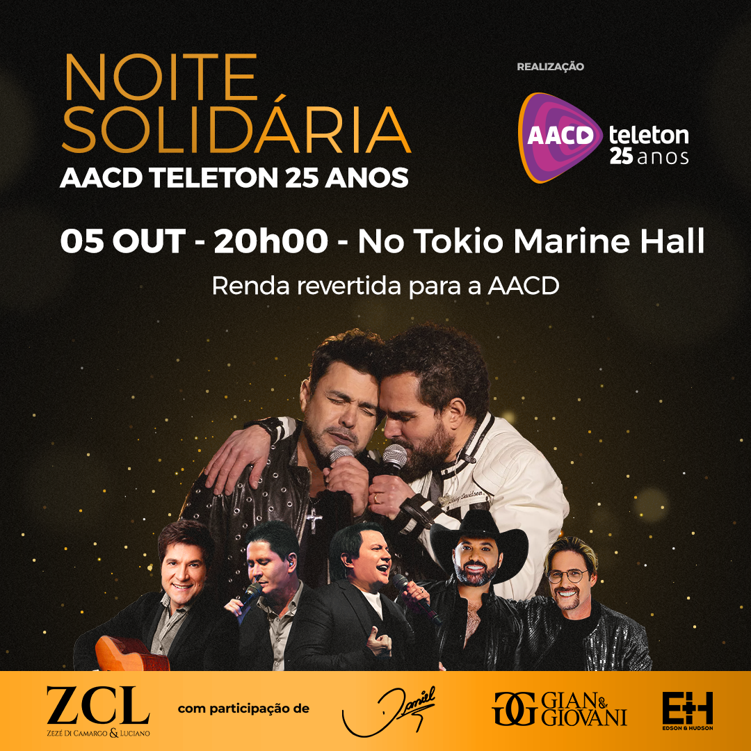 Noite Solidária Redes Sociais