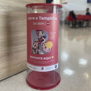 Campanha da AACD Uberlândia visa arrecadar lacres metálicos e tampinhas plásticas