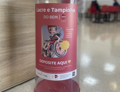 Campanha da AACD Uberlândia visa arrecadar lacres metálicos e tampinhas plásticas