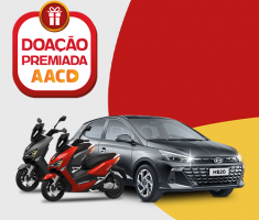 Campanha Doação Premiada AACD chega a oitava edição e sorteia um carro e duas motos 0 km