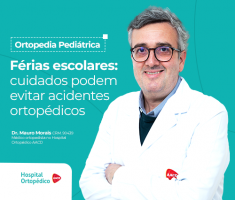 Dr. Mauro Morais, médico ortopedista no Hospital Ortopédico AACD