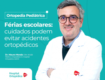 Dr. Mauro Morais, médico ortopedista no Hospital Ortopédico AACD