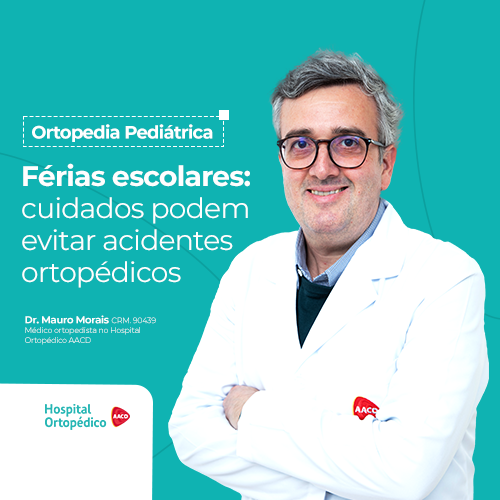 Dr. Mauro Morais, médico ortopedista no Hospital Ortopédico AACD