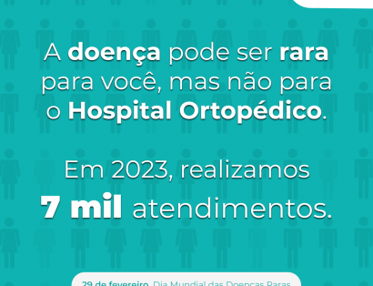O Hospital Ortopédico AACD reforça a importância do diagnóstico precoce