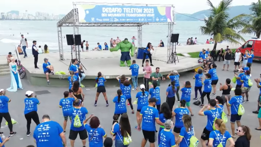Desafio Teleton VTV: Atividade física em prol da AACD