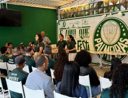 A AACD treinou mais de 250 funcionários do Palmeiras
