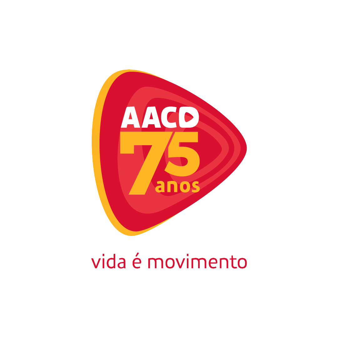 Logo especial em comemoração ao aniversário de 75 anos da AACD