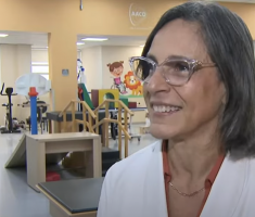 Dra. Alice falando sobre a Semana de Engasgos com o SBT