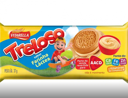 Parte das vendas do biscoito sabor farinha láctea é revertida para os atendimentos da instituição
