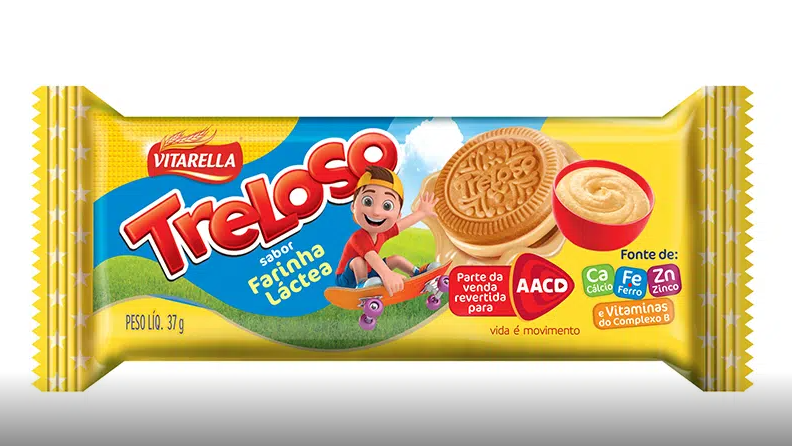 Parte das vendas do biscoito sabor farinha láctea é revertida para os atendimentos da instituição