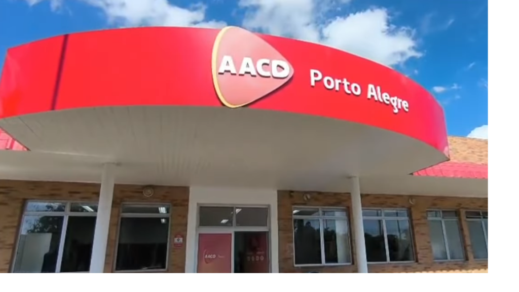 Fachada da AACD Porto Alegre