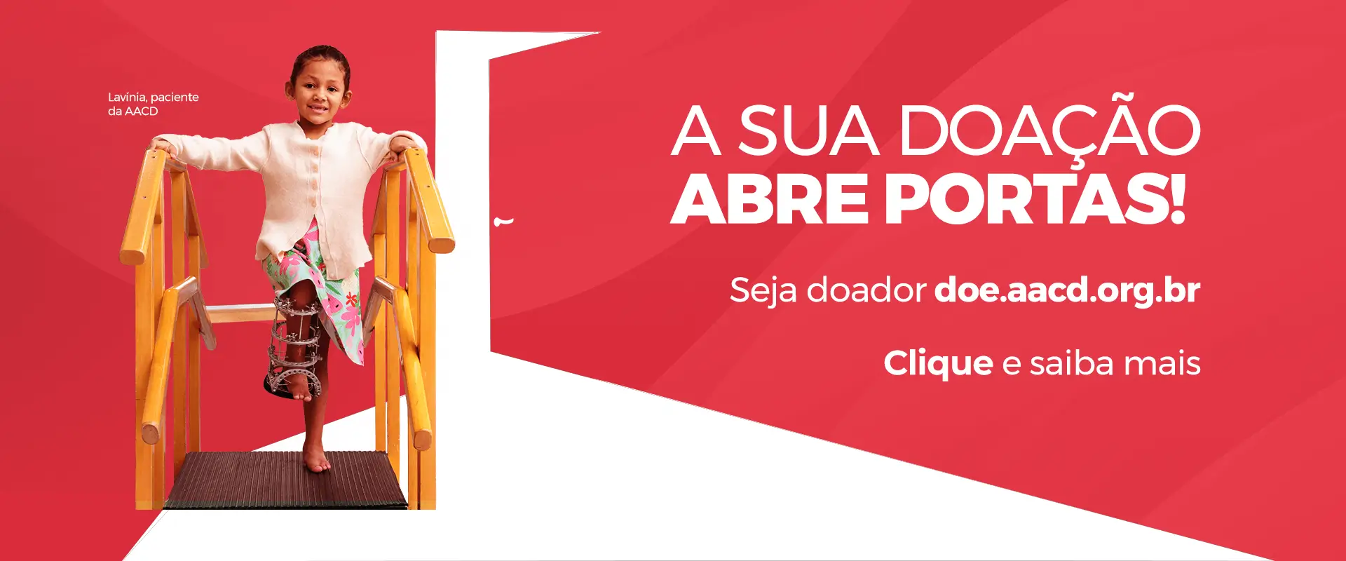 AACD lança nova campanha que valoriza a transformação na vida de pacientes - Banner