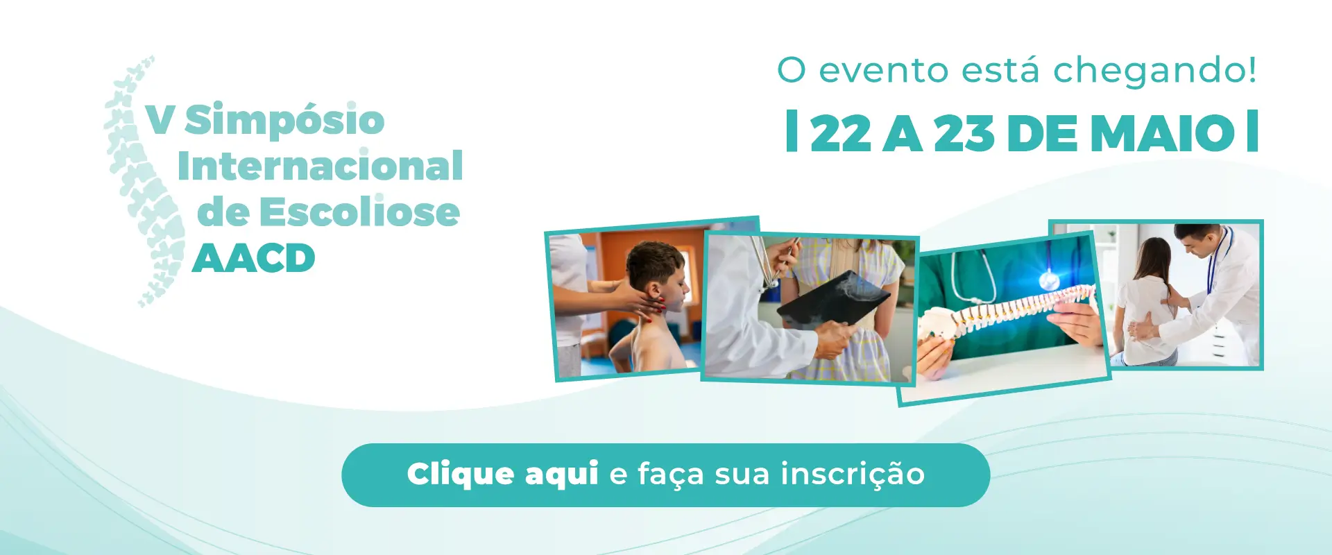 Banner V Simpósio Internacional de Escoliose