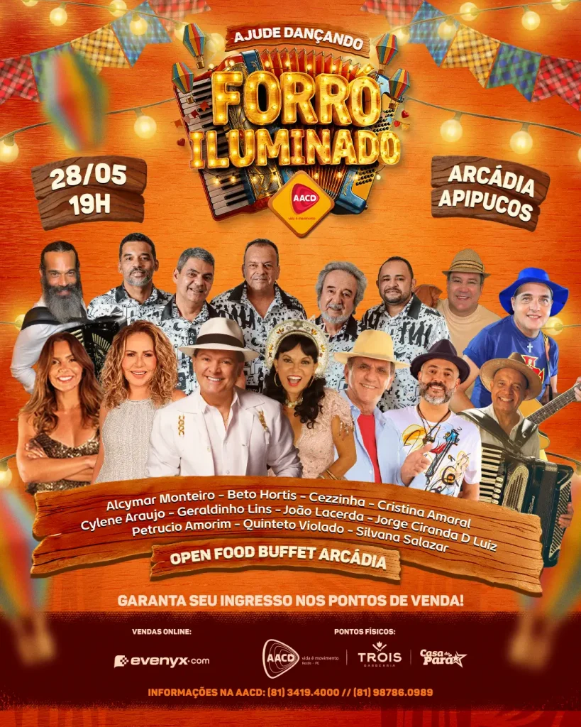 Atrações confirmadas no Forró Iluminado