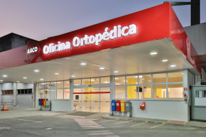 Fachada da Oficina Ortopédica da AACD.